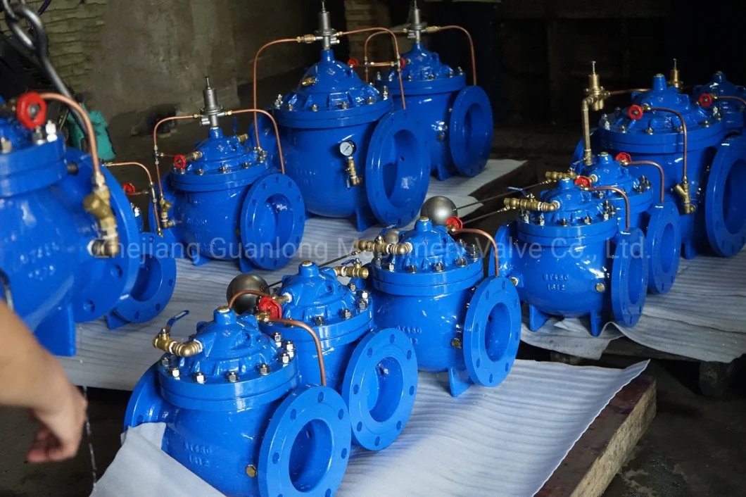 Ductile Iron Piston Type Globe Double Chamber Adjustable Pressure Reducing Valve (Yx741X)