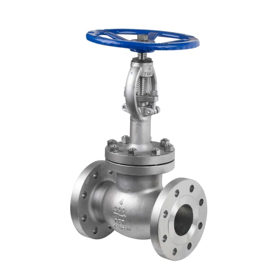 Nikel Base Alloy Steel Inconel 625 A494 Cw6mc Pressure Seal Extended Bonnet Cryogenic Flanged Globe Valve with blue Xylan PTFE Coating Stud Bolt and Nuts