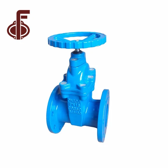 Price List Large Soft Sealing Worm Gear Handwheel Ductile Iron Wcb Outside Screw ANSI Awwa C509 Gate Sluice Valve (Z45X-10/16) by Pressure Seal